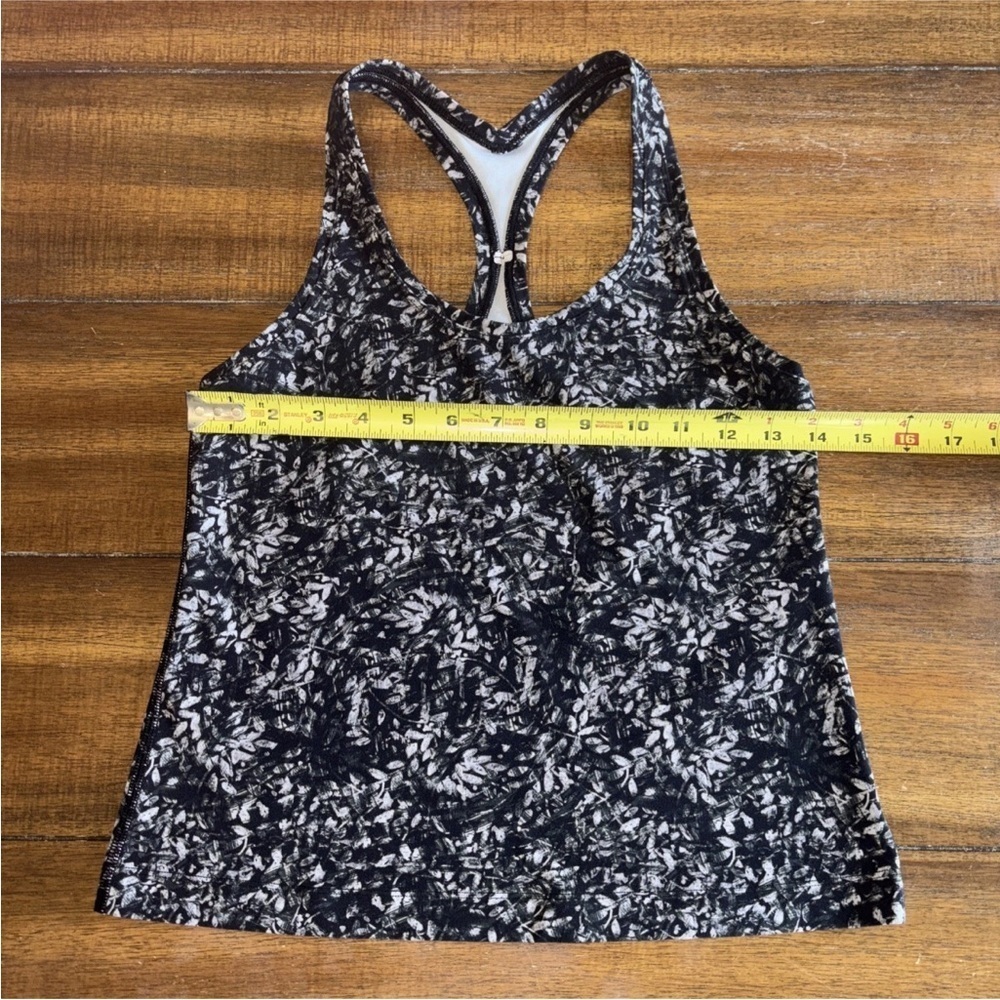 Lululemon Cool Racerback Short Tank Top Nulu Blossom Overlay Missing Rip Tag - Picture 3 of 11